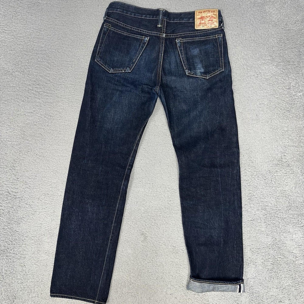 Real Joe McCoy 906 Selvedge Denim Jeans 31 x 36 (31 x 30) Indigo Made in Japan - Picture 2 of 16